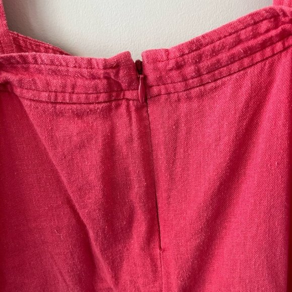 Linen Blend Gap Sleeveless Adjustable Strap Romper Women’s Size 4 - Picture 5 of 10